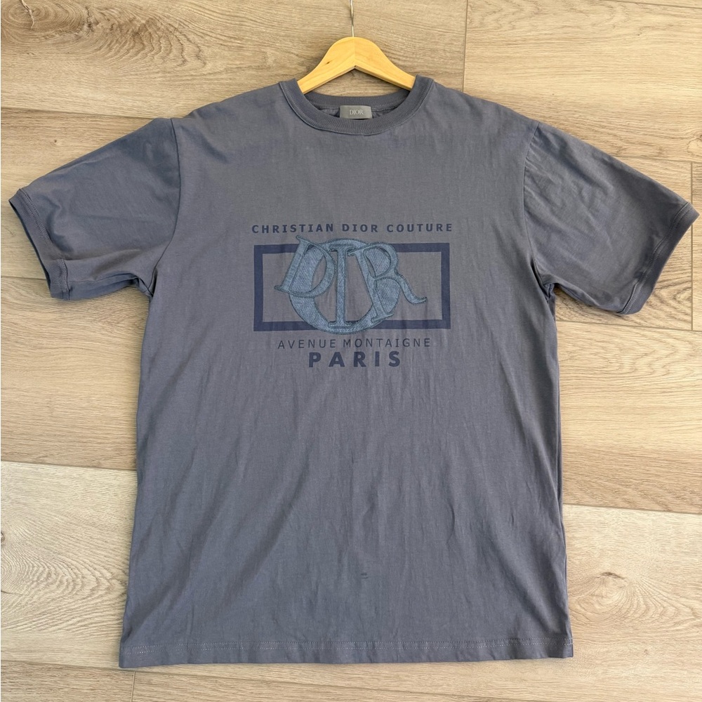 Dior Charcoal Short Sleeve Tee